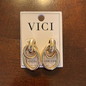 VICI gold interlock earrings